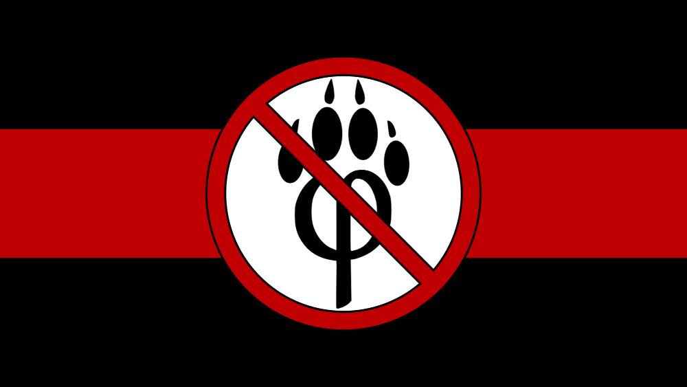 The team logo for the Anti Furry club.