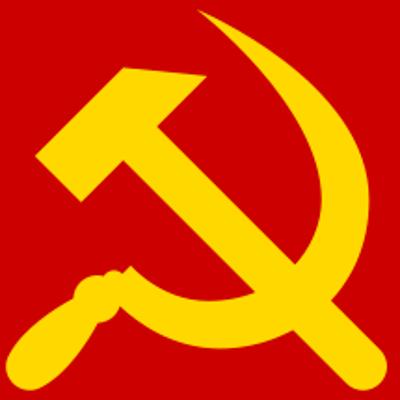 The team logo for the Communists!! club.