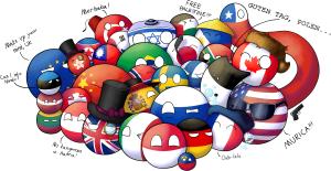 The team logo for the Countryballs  club.